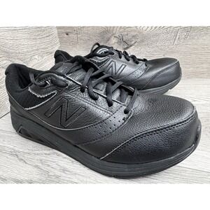 New Balance 928 v3 Walking Shoes Sneakers Womens Size 10 D Black Leather Comfort
